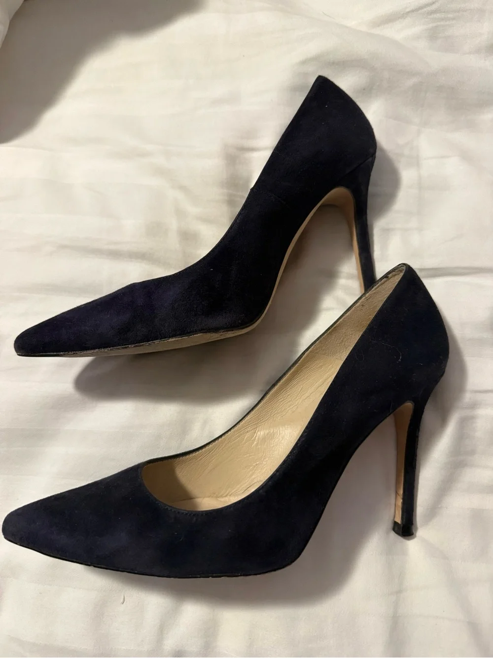LK Bennett Floret Navy Suede Pointed Toe Pumps *As Seen on Kate Middleton*